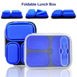 Kurtzy Silicone Lunch Box