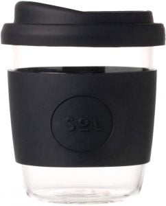 sol reusable cup with lid