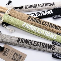 bamboo straw travel pouch mix