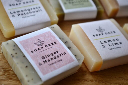 natural guest soaps ginger and manderin
