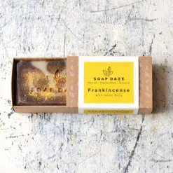natural handmade soap frankincense half box