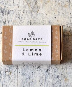 natural handmade soap lemon and lime box