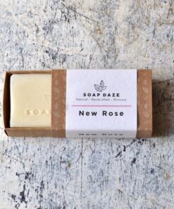 natural handmade soap new rose half box