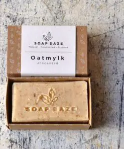 natural handmade soap oatmylk