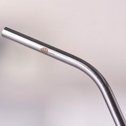 reusable metal straws with case close up