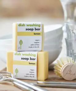 washing up soap bar in the kitchen