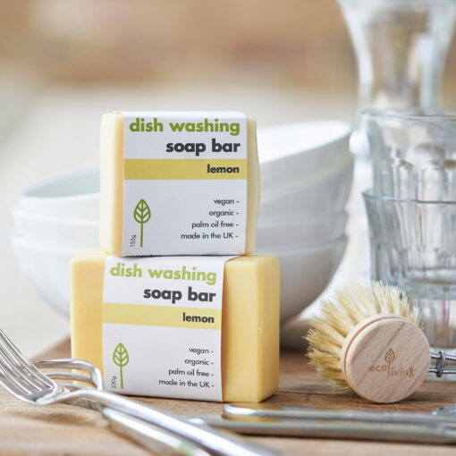 washing up soap bar in the kitchen