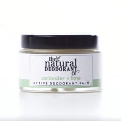 active deodorant balm coriander and lime the natural deodorant company