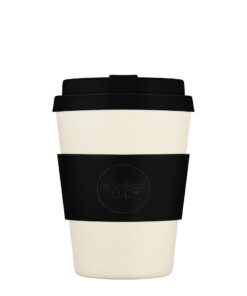 bamboo coffee cup black nature 12oz