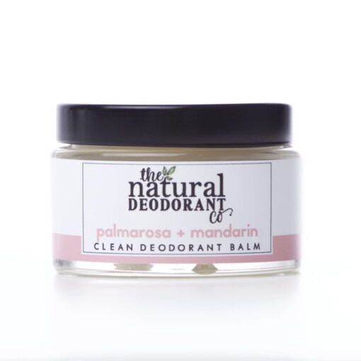 clean deodorant balm palmarosa and mandarin the natural deodrant company