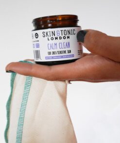 natural cleansing balm with cloth