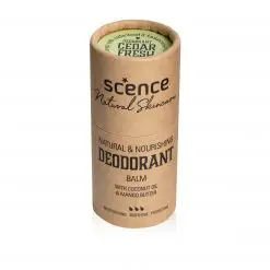 natural deodorant balm scence cedar fresh tube