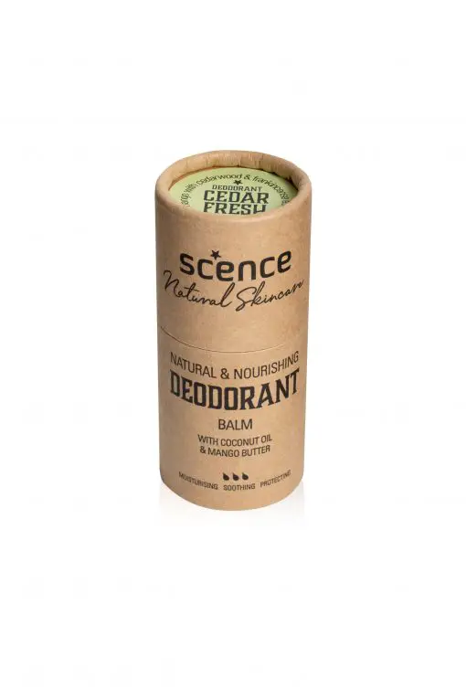 natural deodorant balm scence cedar fresh tube