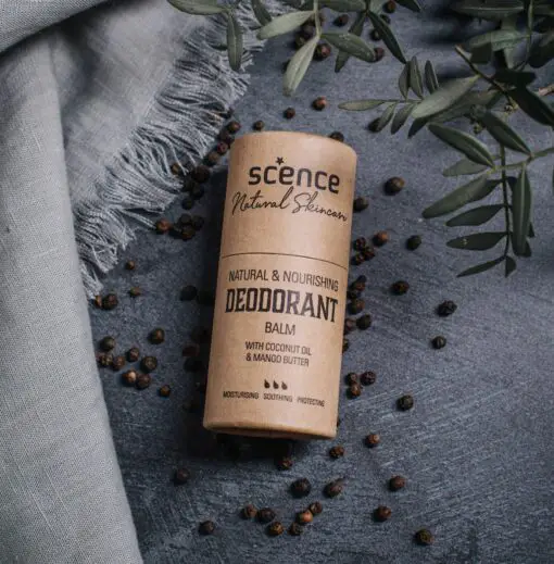 natural deodorant balm scence earth spice