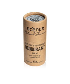 natural deodorant balm scence earth spice tube