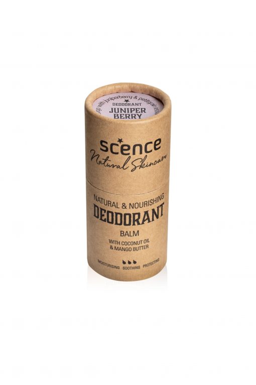 natural deodorant balm scence juniper berry tube