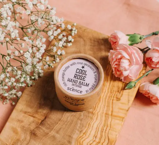 natural hand balm scence cool rose