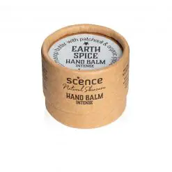 natural hand balm scence earth spice tub