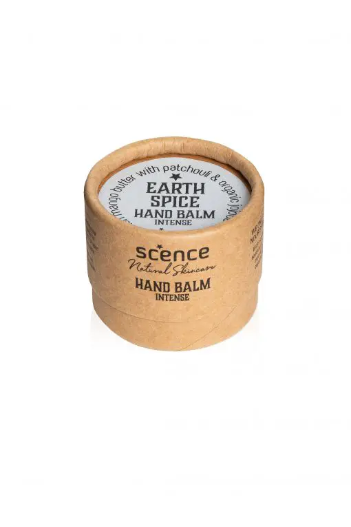 natural hand balm scence earth spice tub