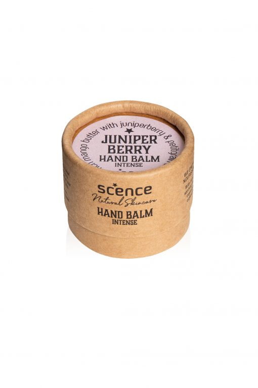 natural hand balm scence juniper berry tub