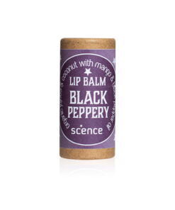 natural lip balm scence black peppery tube