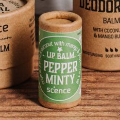 natural lip balm scence pepper minty