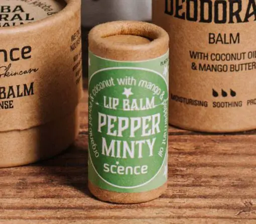 natural lip balm scence pepper minty