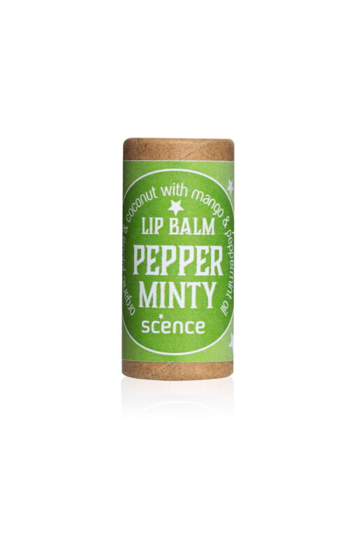 natural lip balm scence pepper minty tube