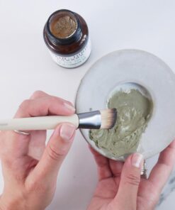 vegan face mask detox mixing