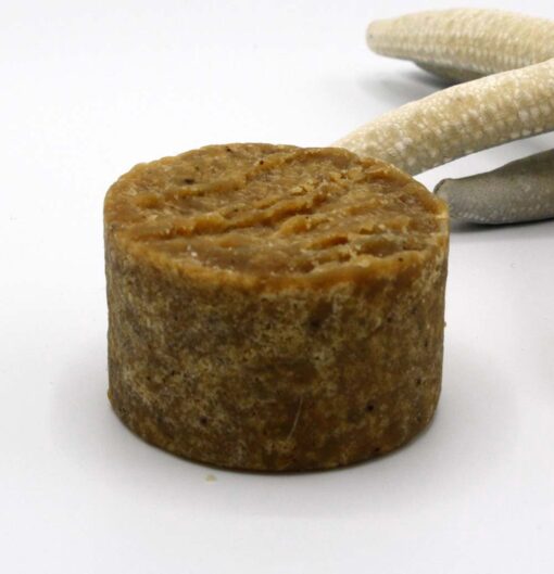 natural solid shampoo bar coffee and christmas spices