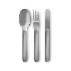 stainless steel travel cutlery set knife fork spoon