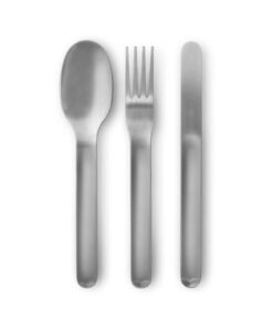 stainless steel travel cutlery set knife fork spoon