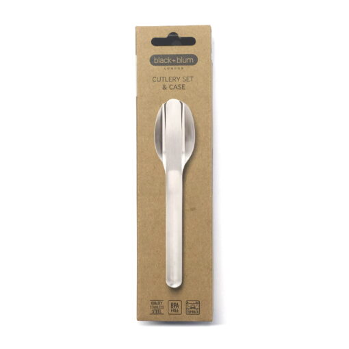 stainless steel travel cutlery set packaging
