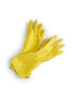 eco friendly rubber gloves yellow eco living