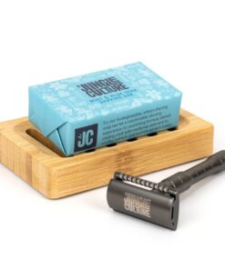 natural shaving soap bar mint aloe vera jungle culture