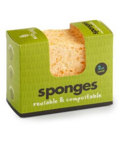 biodegradable sponges - 2 pack small