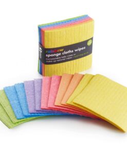 sponge cloth wipes 12 pack rainbow