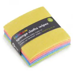 sponge cloth wipes 12 pack rainbow side