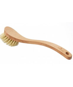 wooden washing up brush with bristles