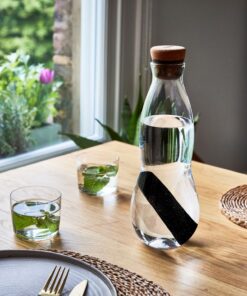 black+blum eau carafe with charcoal filter table
