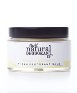 clean deodorant balm lemon and geranium the natural deodorant company