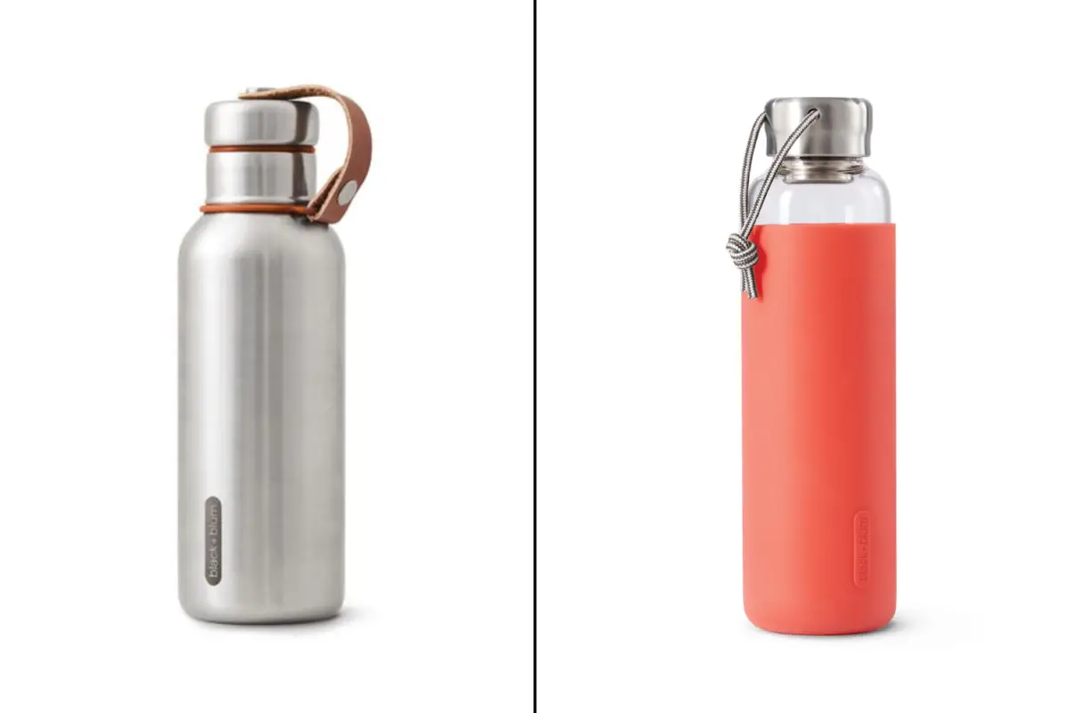 glass vs stainless steel water bottle