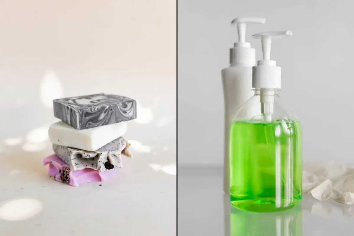 bar soap vs liquid soap