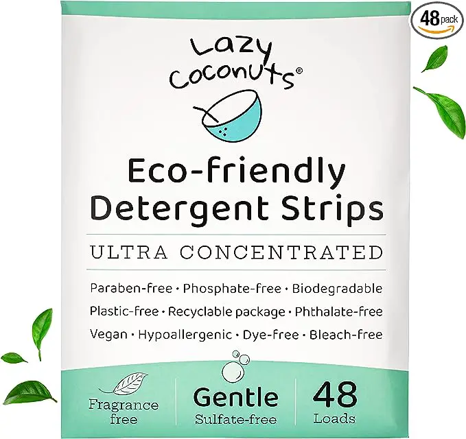 lazy coconuts laundry detergent sheets